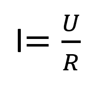Формула за јачину струје. Омов закон