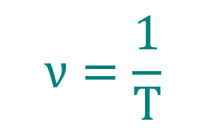 Формула за фреквецију. Реципрочна вредност периода осциловања.